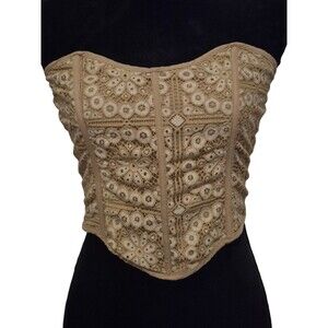 VTG Promesa S Crop Top Coquette Hippie Festival Coachella Feminine Fairy